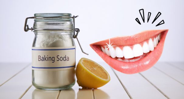 DIY teeth whitening.