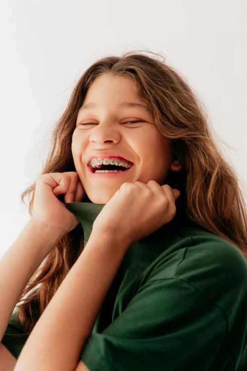 A retainer's a must right after teeth braces.