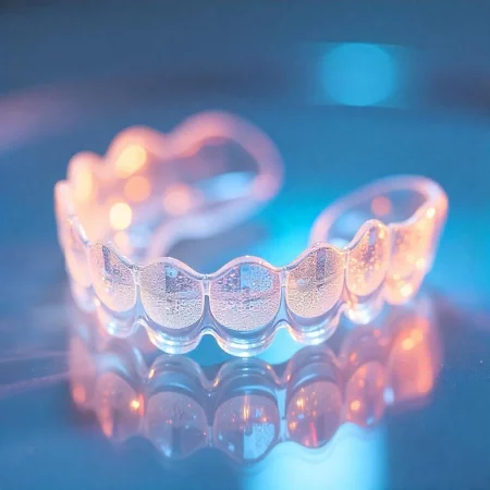 An image of invisalign aligner.