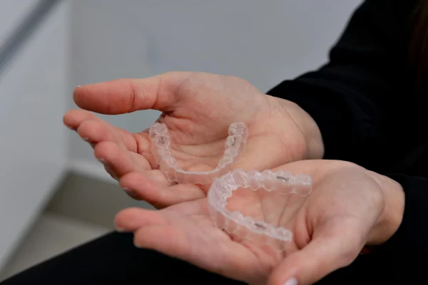 Invisalign before and after.