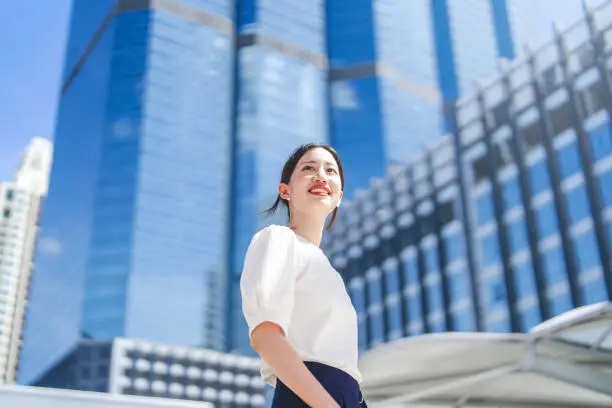 confident person smiling