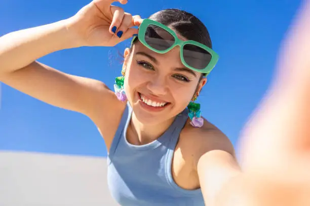 Teeth whitening patient with a brilliant smile in Falls Church